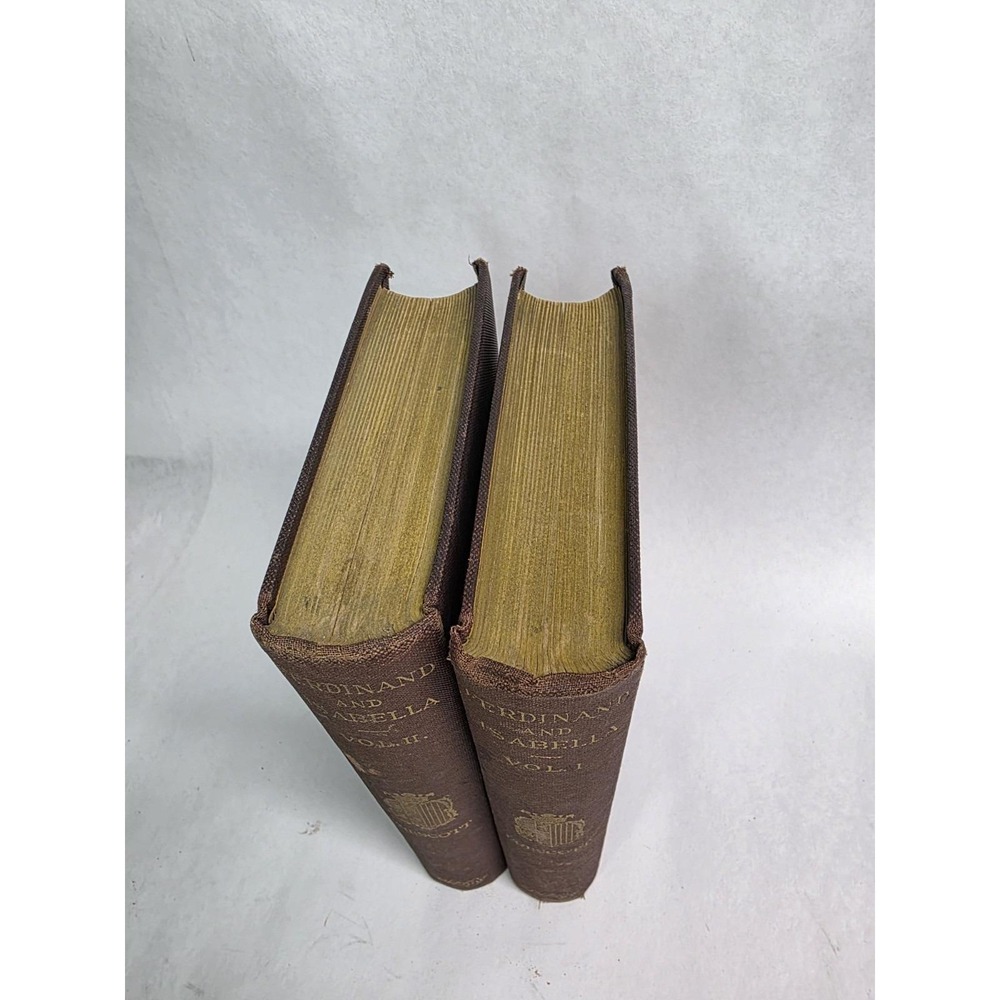 The Reign of Ferdinand and Isabella the Catholic Prescott, McKay Vol I & II 1893 - Picture 2 of 8